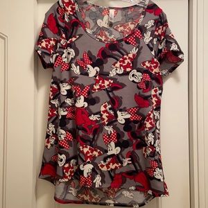 LuLaRoe Disney Minnie Mouse shirt